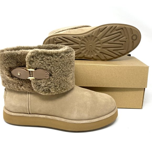 UGG Classic Berge Mini AMPHORA Women Boots Brown - Picture 3 of 9